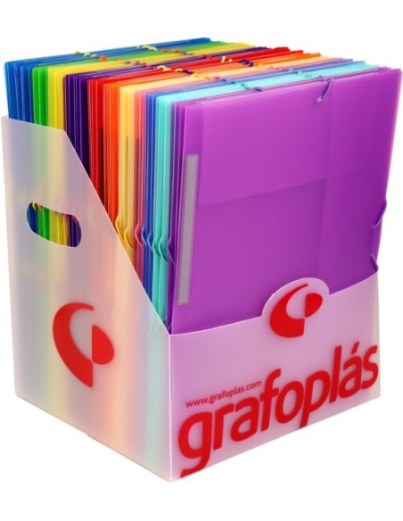 Exp 50 carpeta fº gomas y solpas polipropileno colorgraf